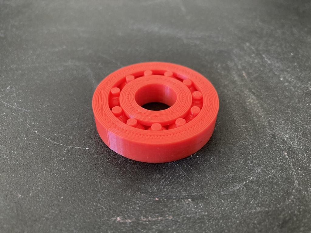 3D printable bearing (Solvespace source file included)
