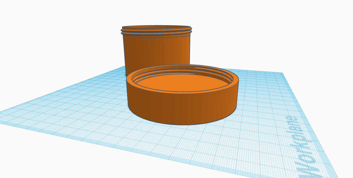 Container with screw cap