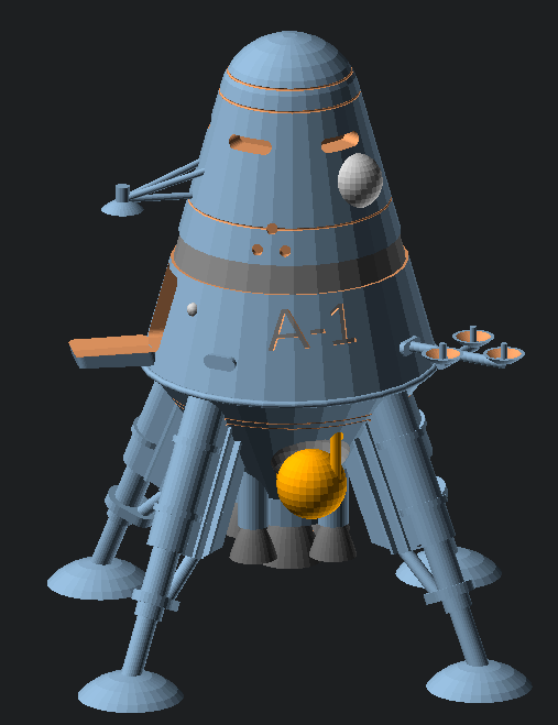 A1 lander from - a late 1950's vision.