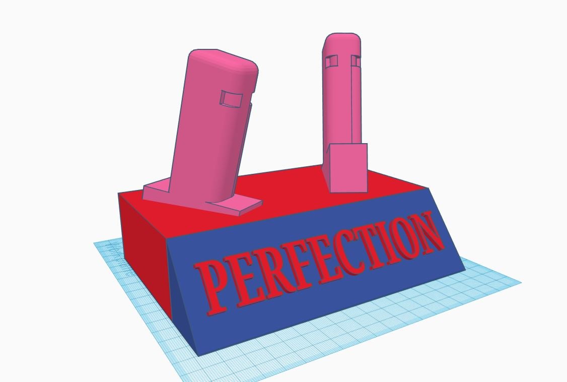 Dual Glock 17 Display Stand "Perfection"