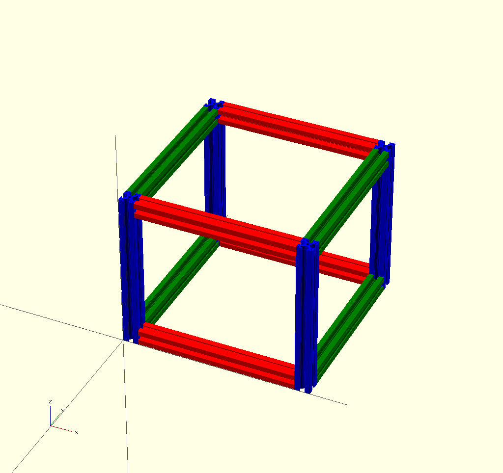 Makerbeam Starter Kit (extremely simplified library)