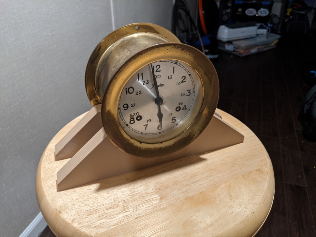 Ship's Clock Stand