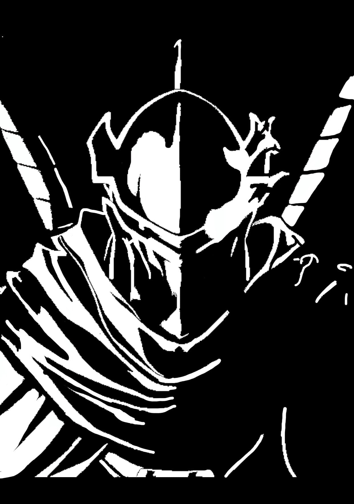 Mr Momon knight stencil