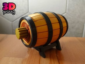 Print-in-Place Twisty Puzzle Box - Difficult Barrel