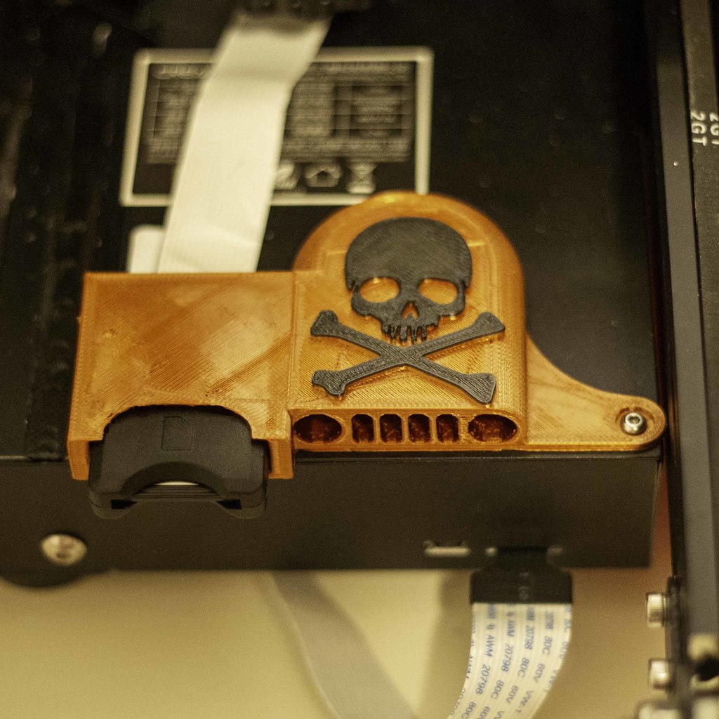 Creality Fan Duct cover & SD Card Converter combot- Skull and Crossbones 