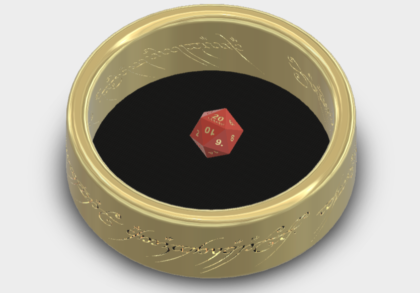 One Ring Dice Bowl