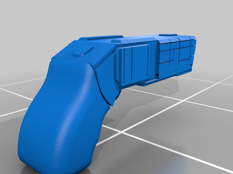Control Service Weapon 3D Model