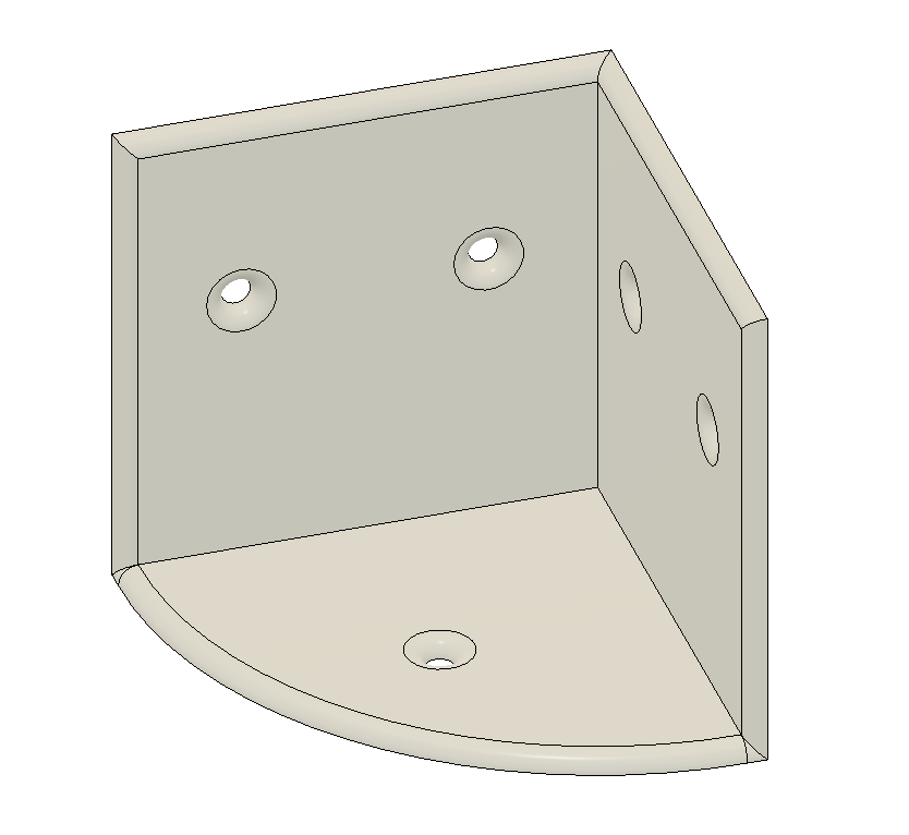 Équerre de support d angle