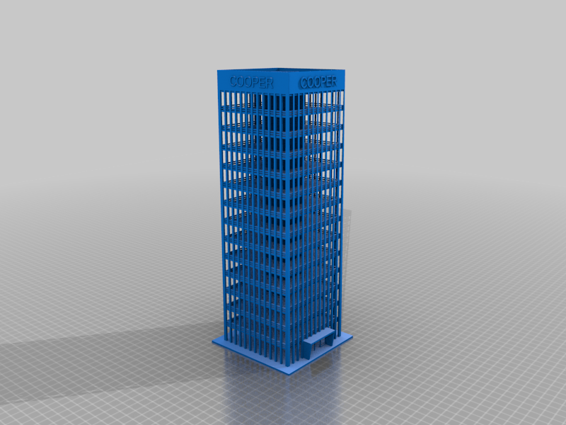 n scale large tower