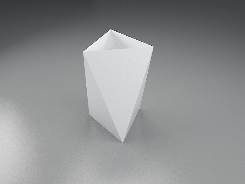 Mini Vase (Triangle)