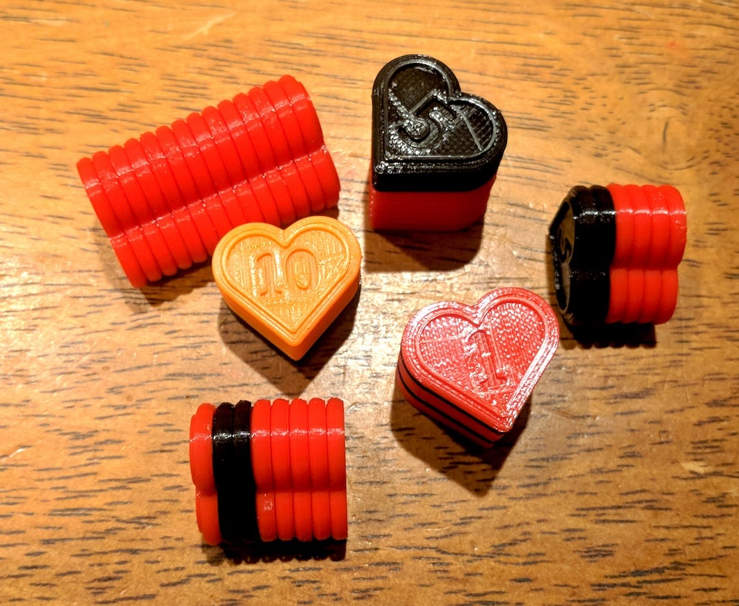 Stackable Life/Heart Token
