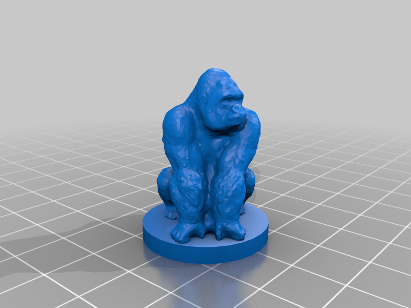 Ape Gorilla Miniature D&D