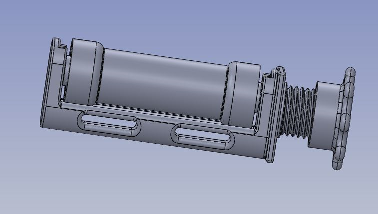 Support bobine filament Ender 3 Ender 3pro (full print 3D)
