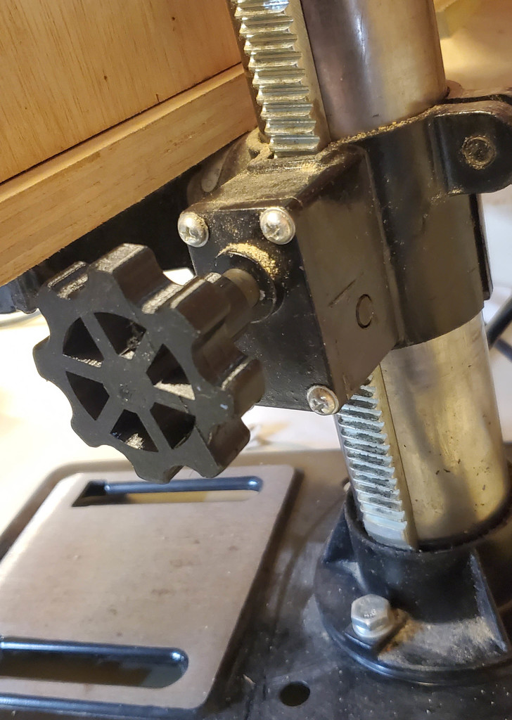 Drill Press Knob (Central Machinery 12-Speed Drill Press)