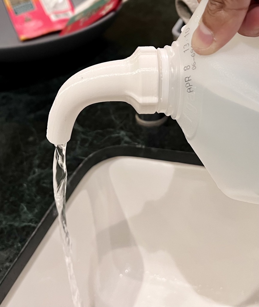Gallon Jug Spout 3D model