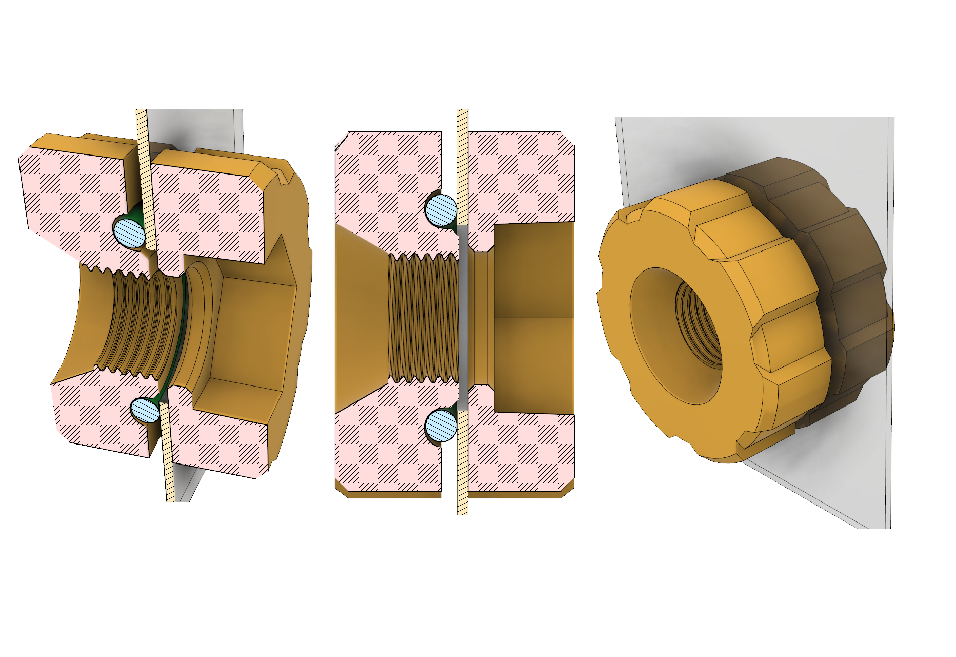 Bushing Cap for Water and Air projects 1/8"