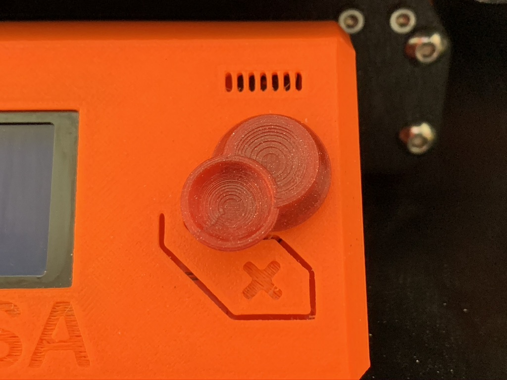 yet another Prusa display control knob OneFingerUse