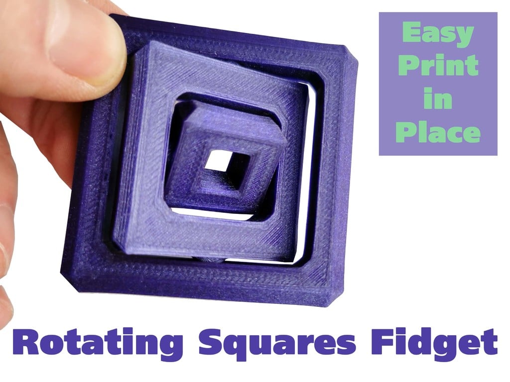Rotating Squares Fidget Toy 