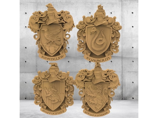 Harry Potter Coat Of Arms For Cnc