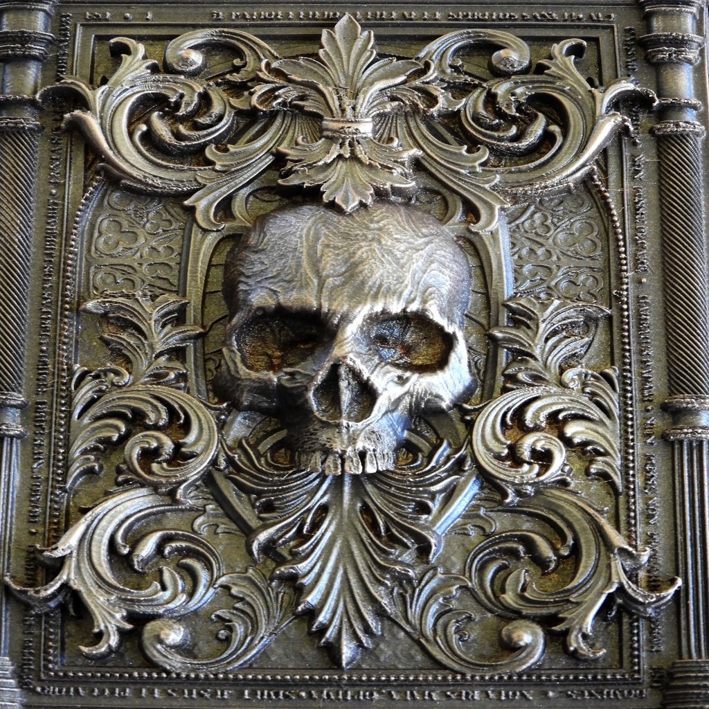 Scull in victorian frame for CNC