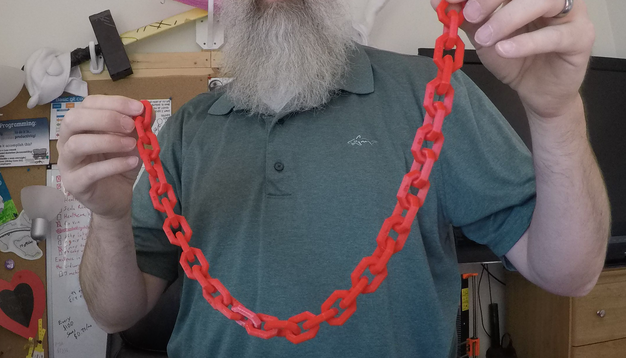 Chain Generator with Text