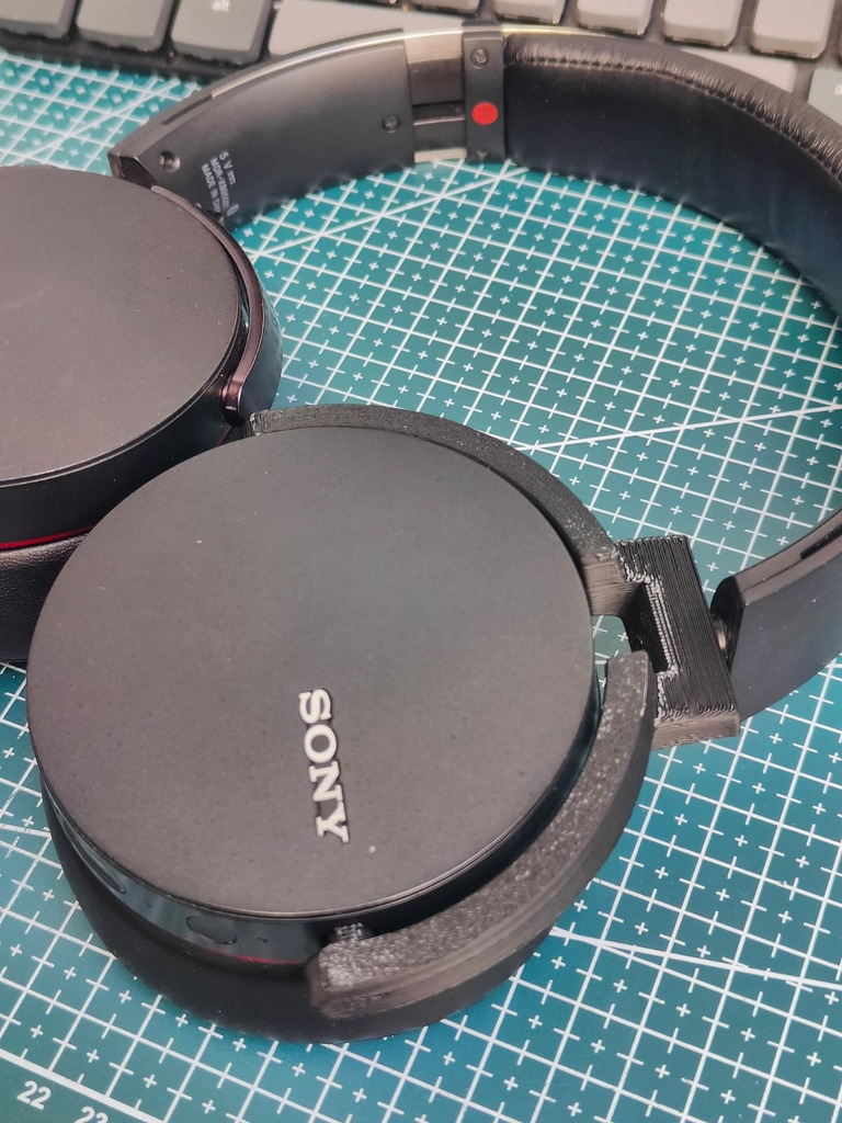 Sony MDR XB950BT Combined Hinge ABS/PLA tested