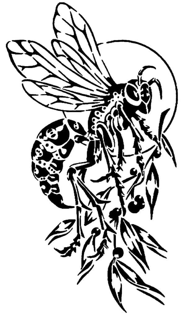 Wasp stencil