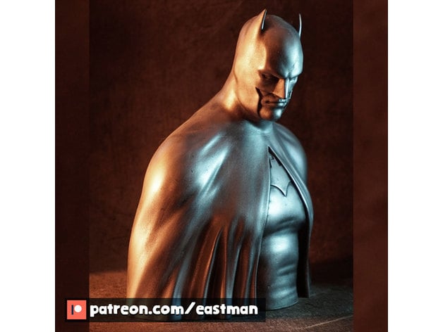 Batman - The Caped Crusader bust (fan art) by Eastman3D - Thingiverse