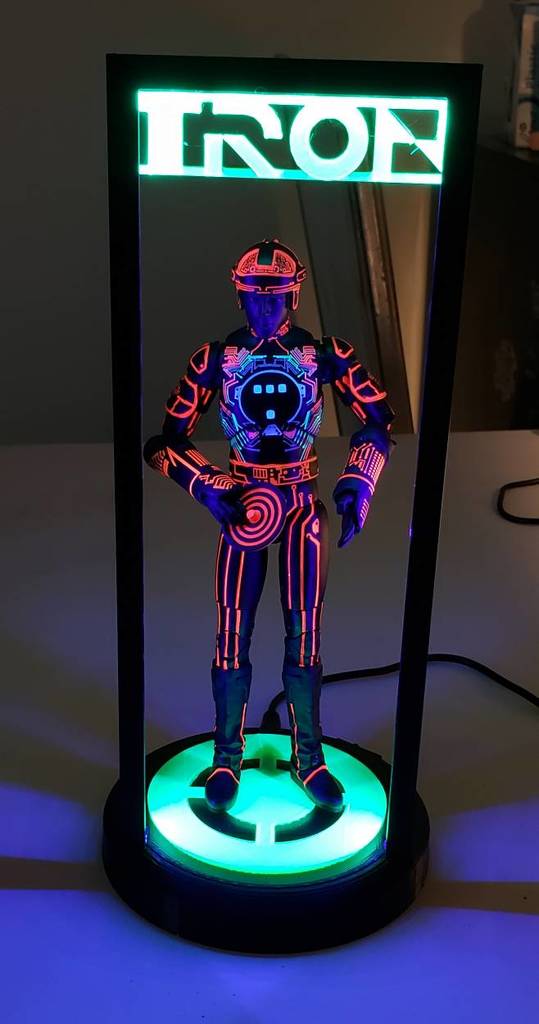 Black Light Figure Stand