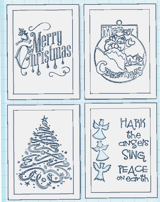 Holiday Lantern - Xmas Shadow Panels