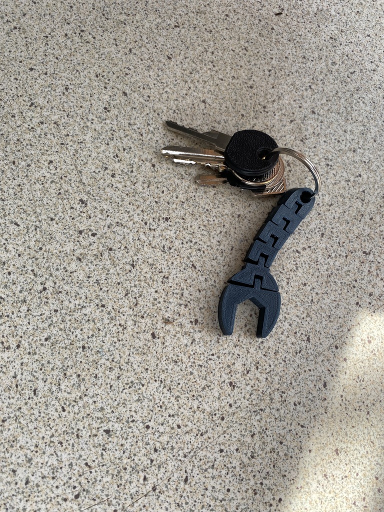 Flexi Wrench keychain
