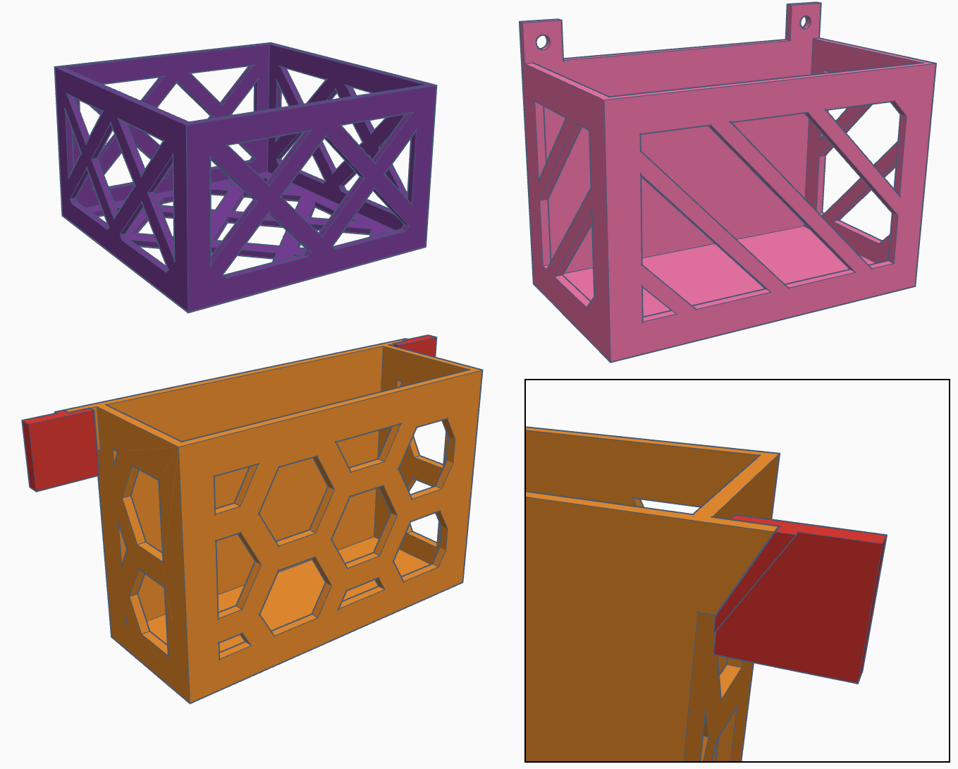 Customizable Wall Mounted Box