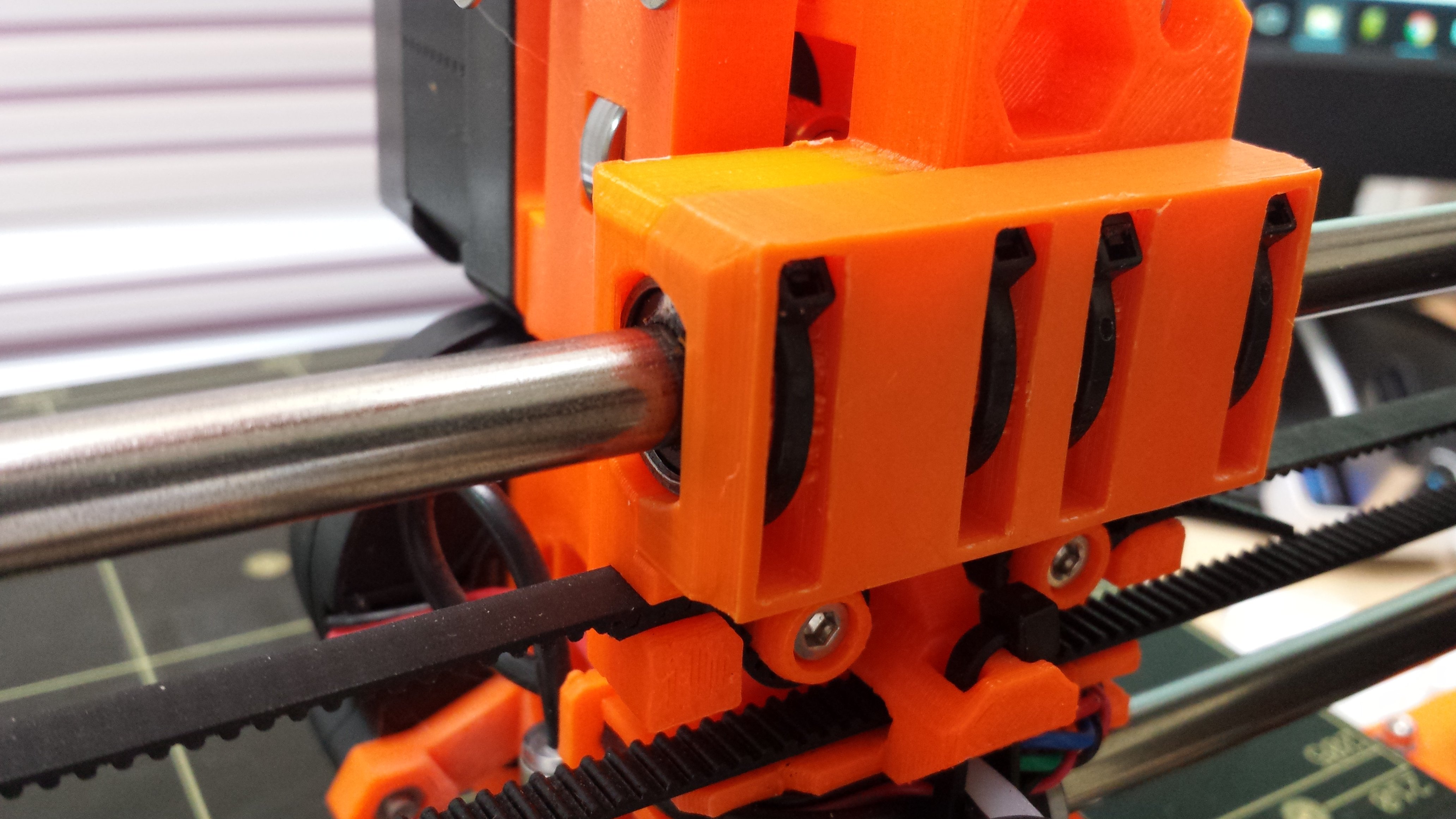 X-Carriage Bearing Block upgrade for Original Prusa i3 MK2