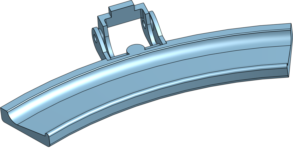 Whirlpool tumble dryer door handle - 13660130