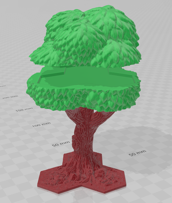 Tree for Gloomhaven with Removable Hex Top