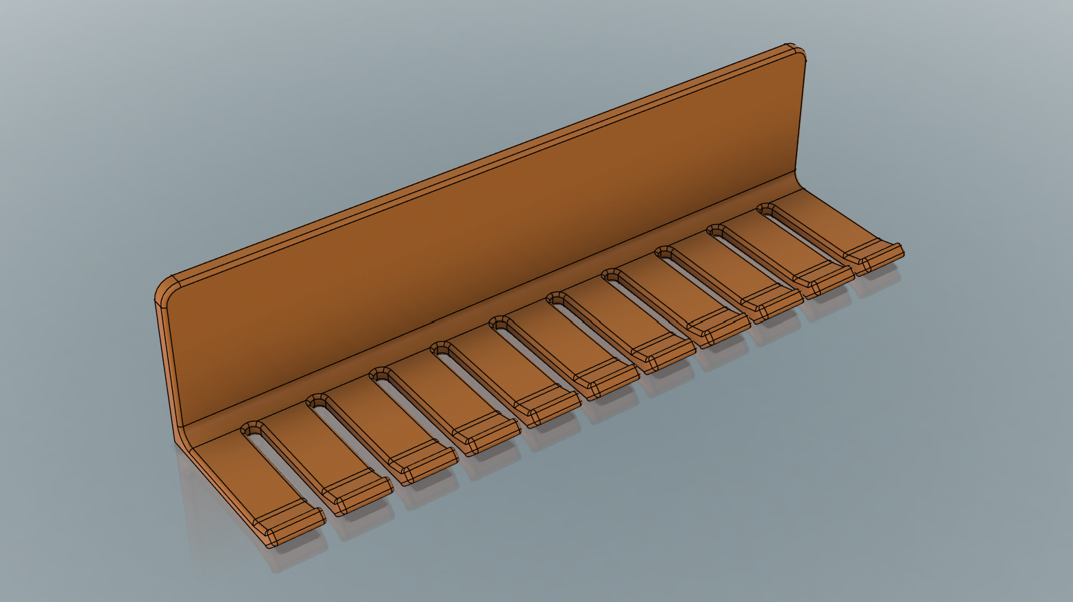 Skadis USB Storage Cable Storage Wire Tray for Ikea Skadis Pegboard