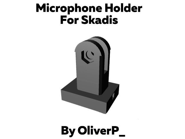 Microphone Holder for SKADIS Systems