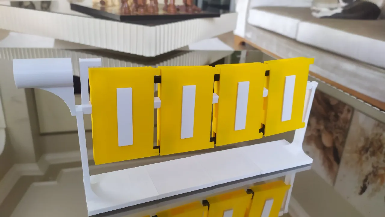 Bidirectional Mechanical Binary Counter (Modular)