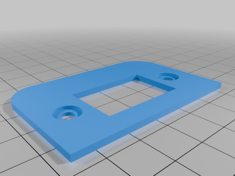 3D Printable Door Strike Plate (Latch Catch Replacement)