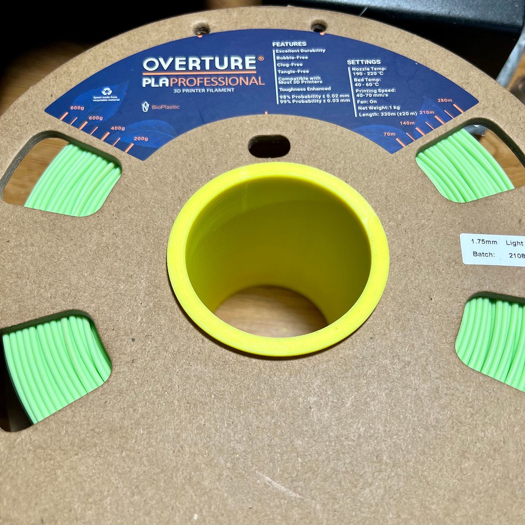 Spool Helper for Overture's Recycled Cardboard Spools