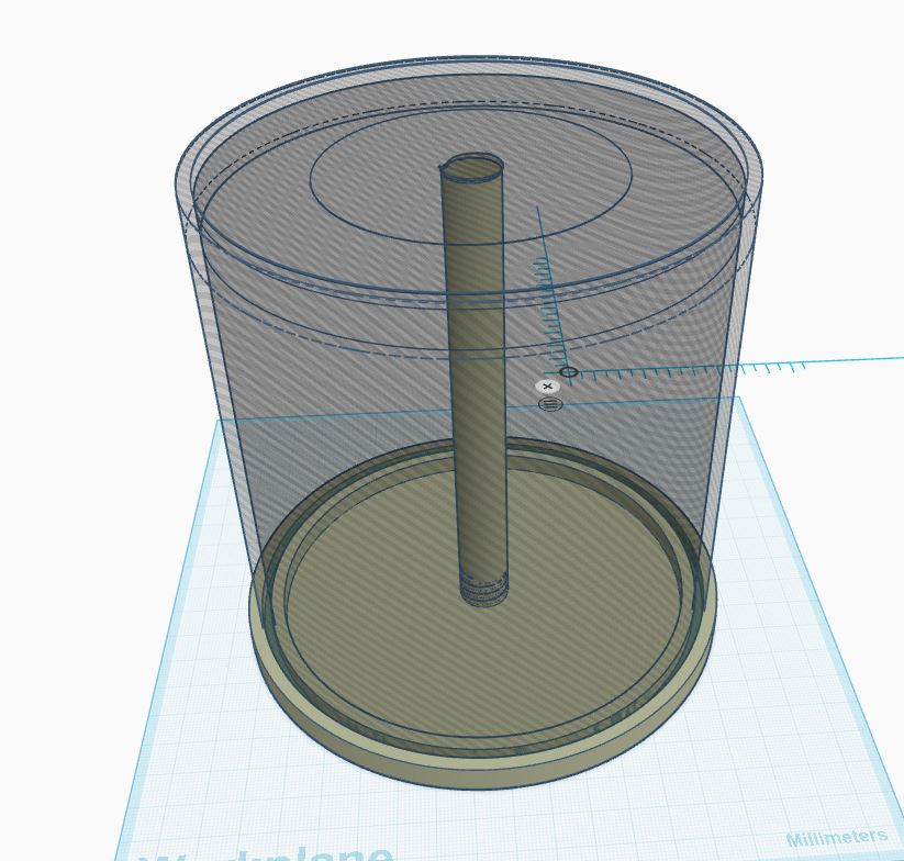 Large Disk Spindle for CD/DVD/BR Disks