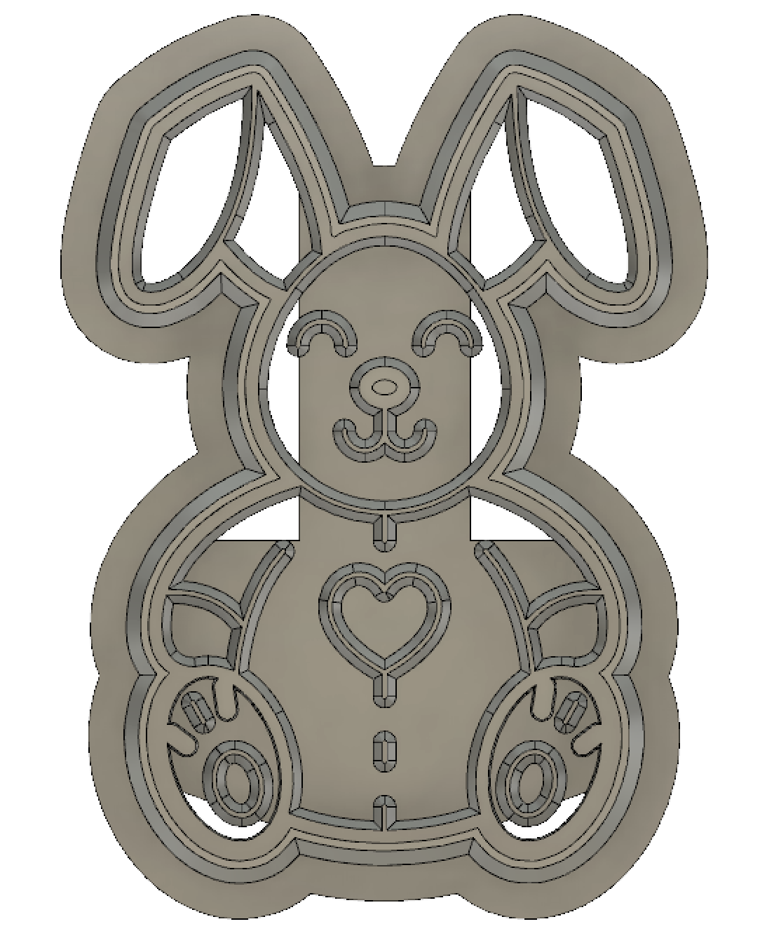 Cute Rabbit Cookie Cutter