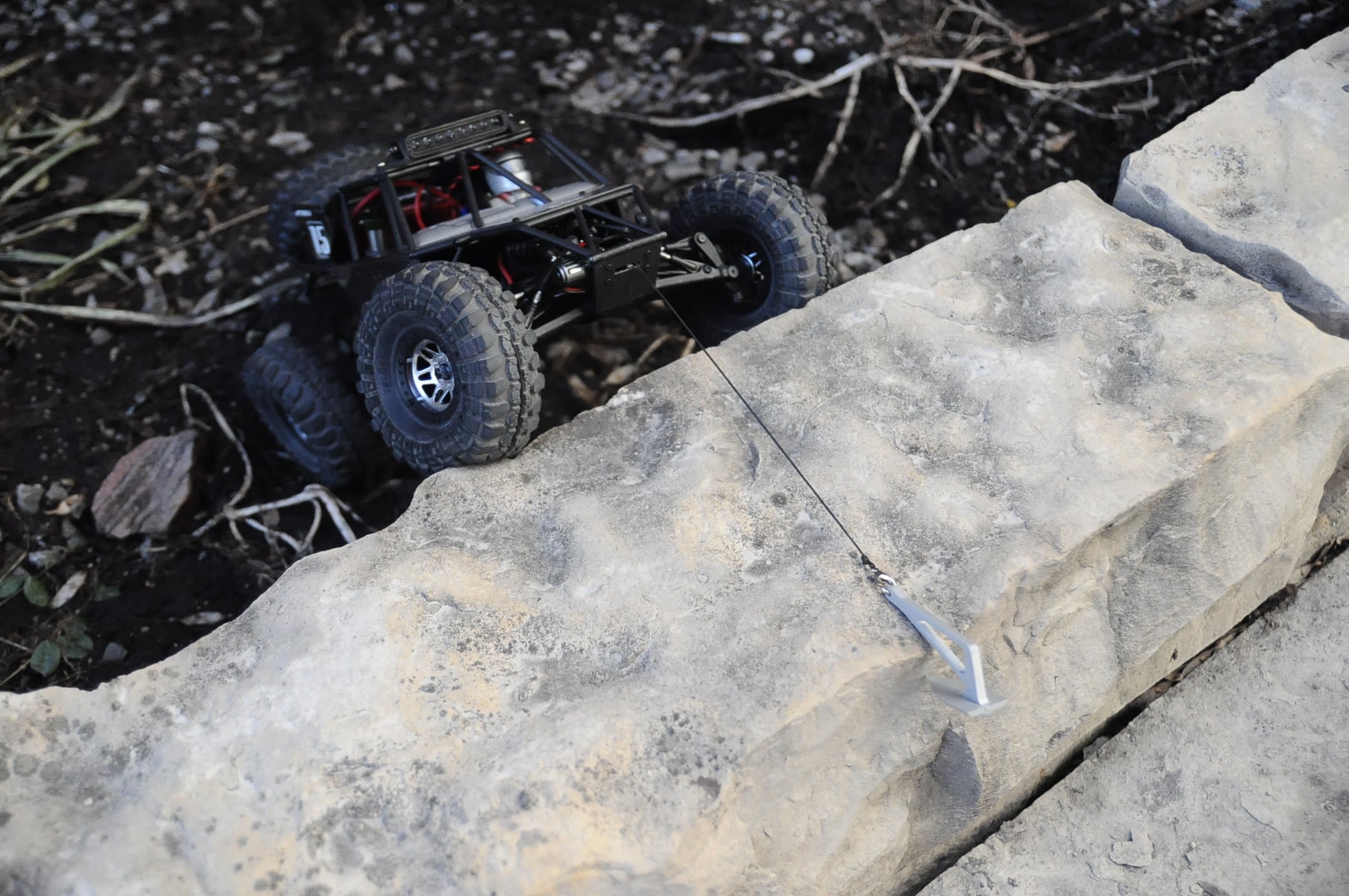 1/10 scale RC off road car earth anchor "Pullpal"