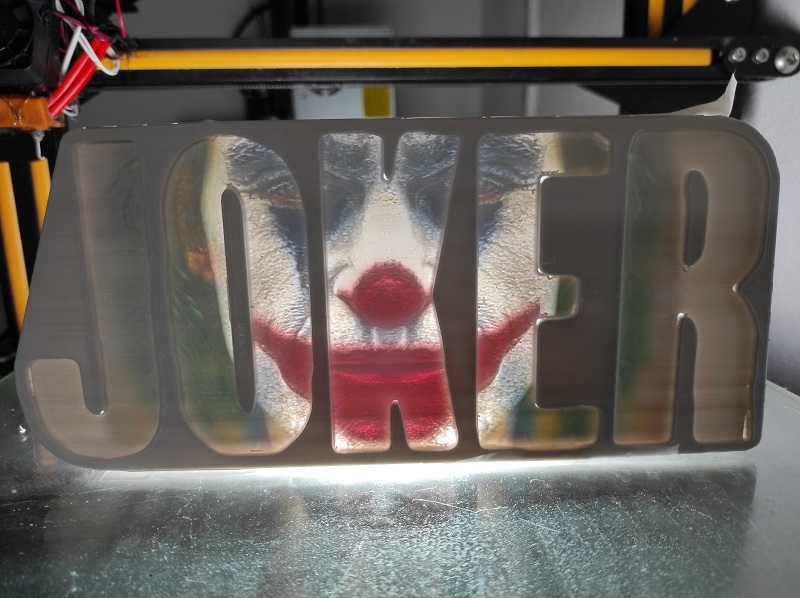 joker stencil lithophane box