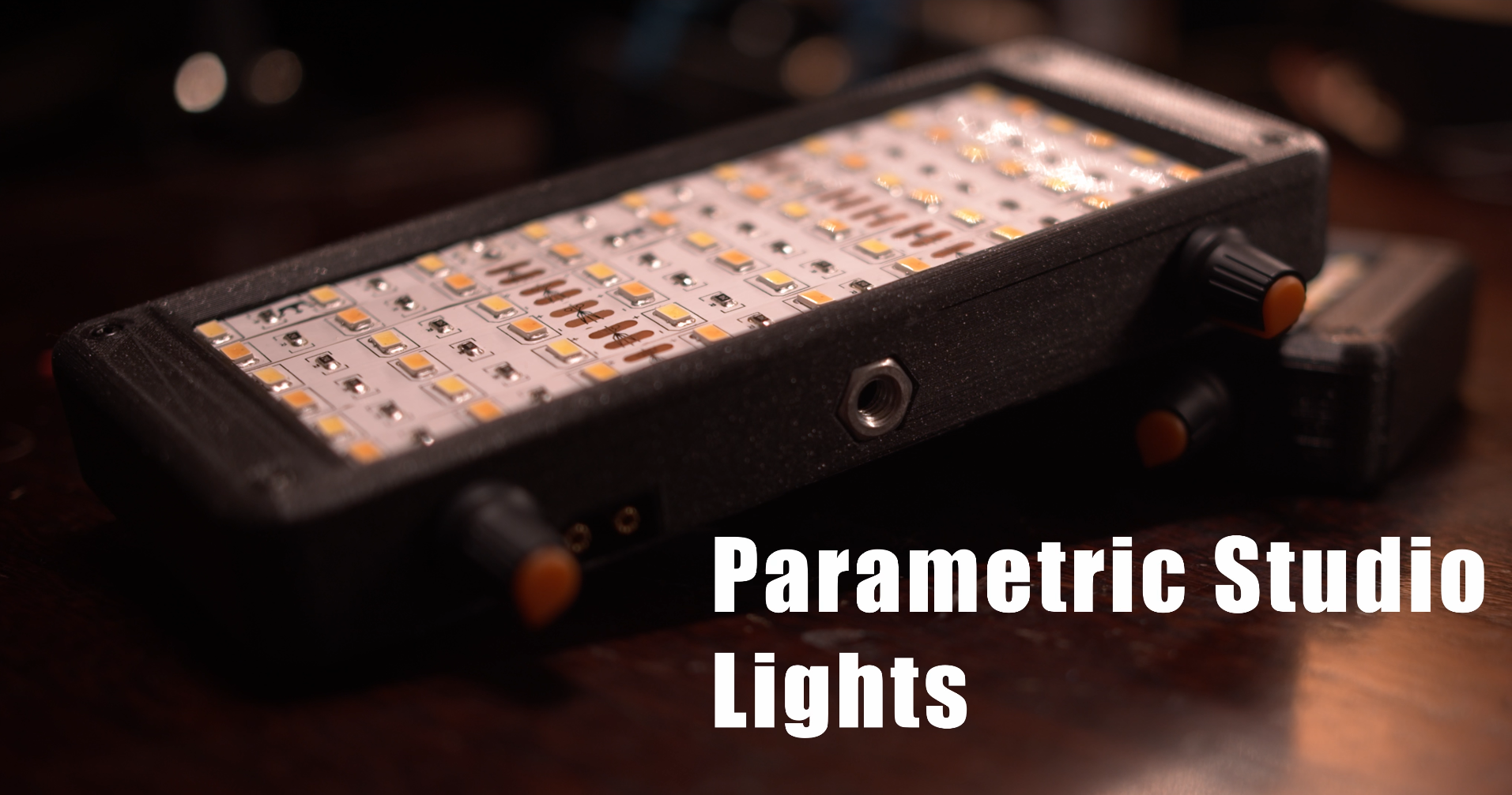 Parametric, Open Source LED Studio Light