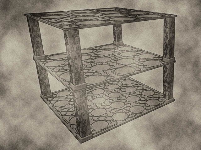 Stackable Miniature Trays sizes include 25mm, 32mm, and 40mm for Dungeons & Dragons or Warhammer 40k