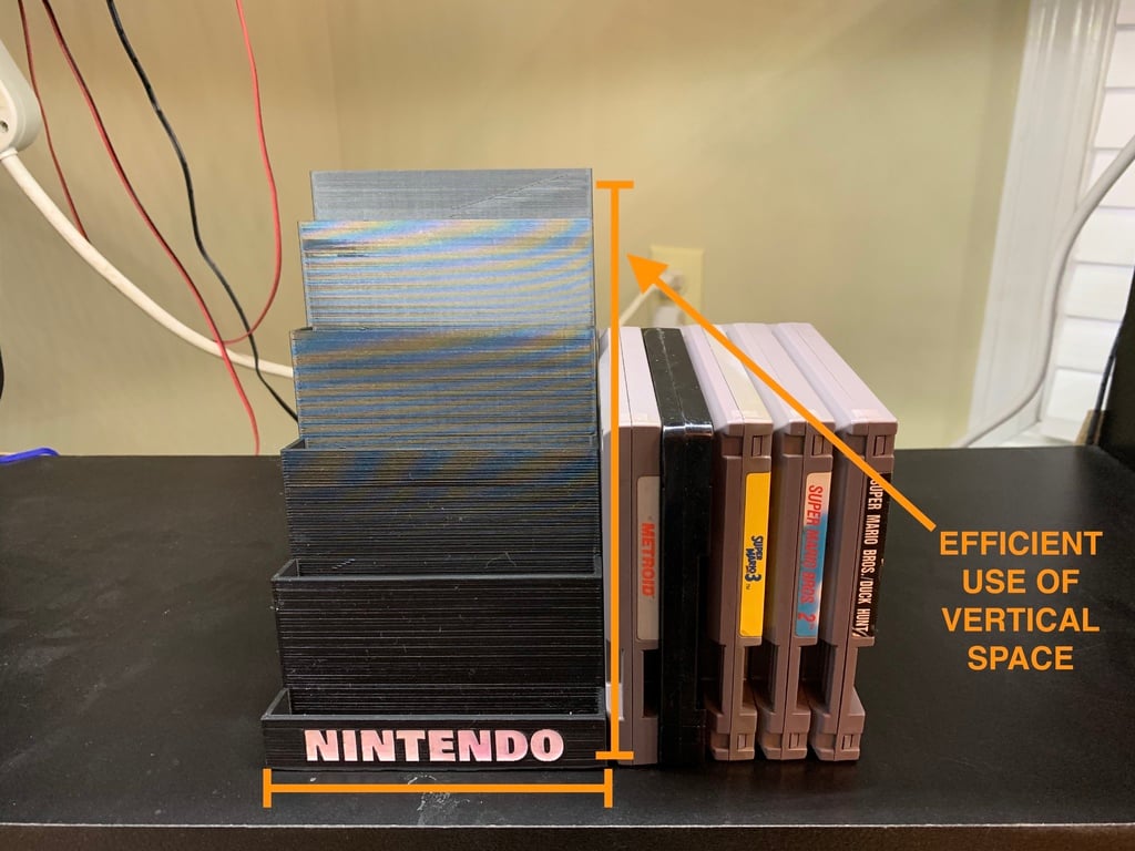 NES Game Cartridge Display Stands