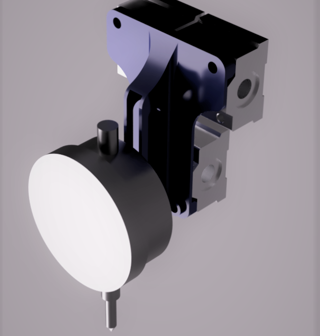 Anet A8 Dial Indicator Back Support Adjustable