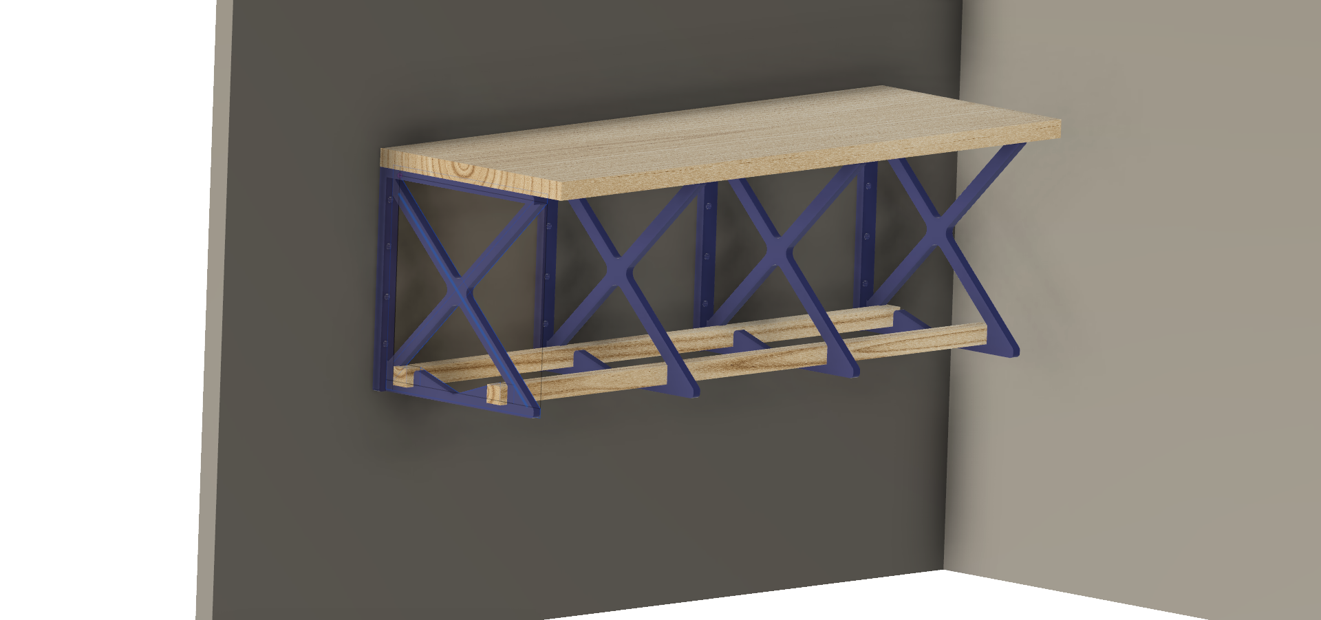 Basic Spool shelf bracket