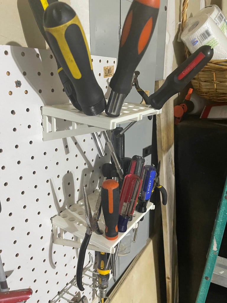 PEG BOARD SCREW DRIVER OR OTHER HOLDER